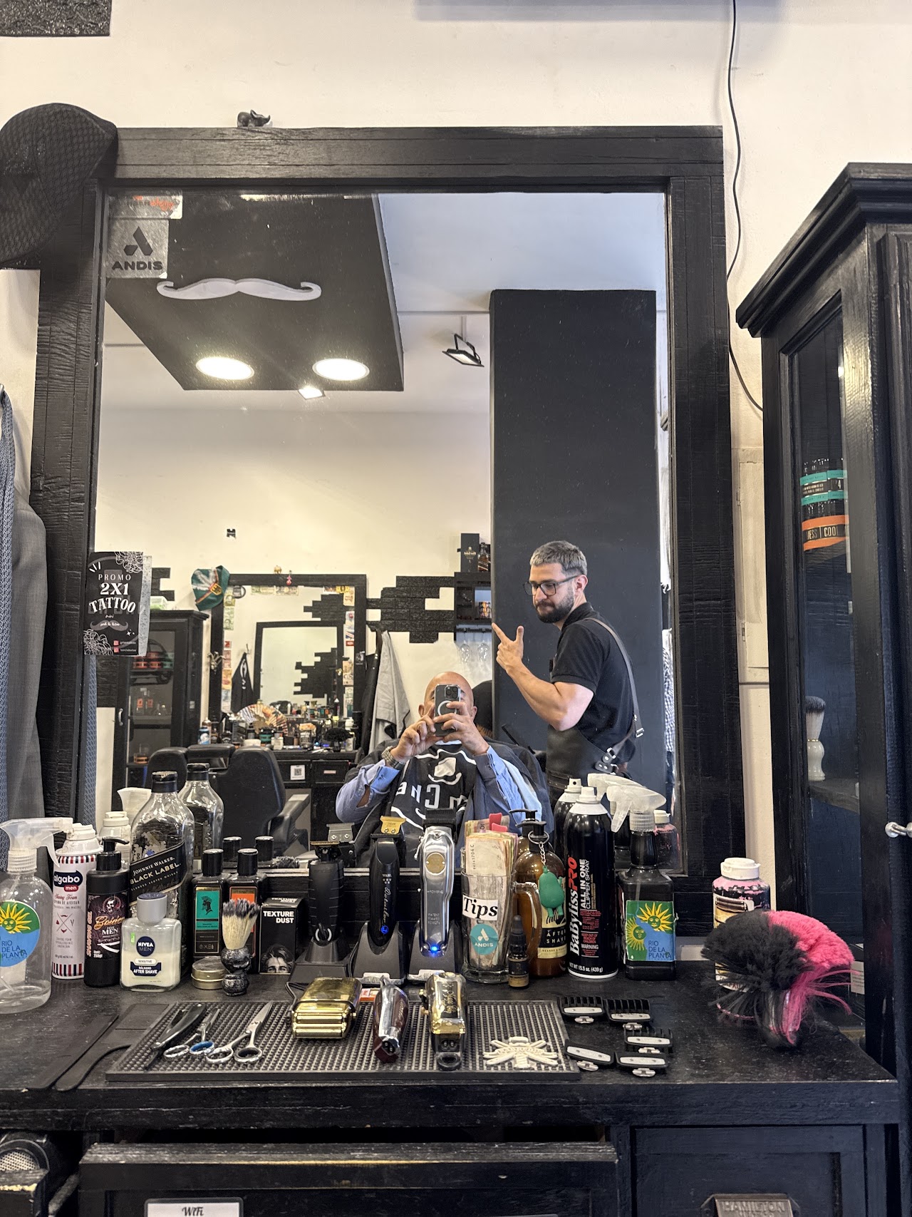 Corte de pelo realizado en Bonche Barbería