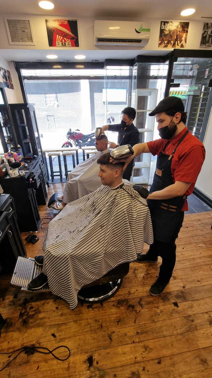 Corte de pelo realizado en Bonche Barbería